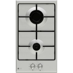 Thermogatz TGS 9311 IX Domino Εστία Υγραερίου Αυτόνομη Inox 30x52εκ. Ασημί